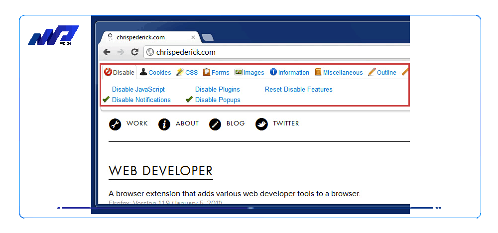 Web-Developer-Toolbar-Chorm