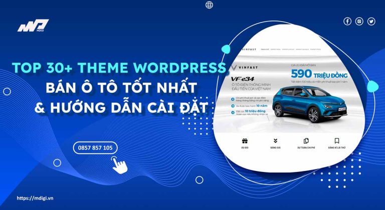 30+ Theme ô tô WordPress tốt nhất & Hướng dẫn A-Z