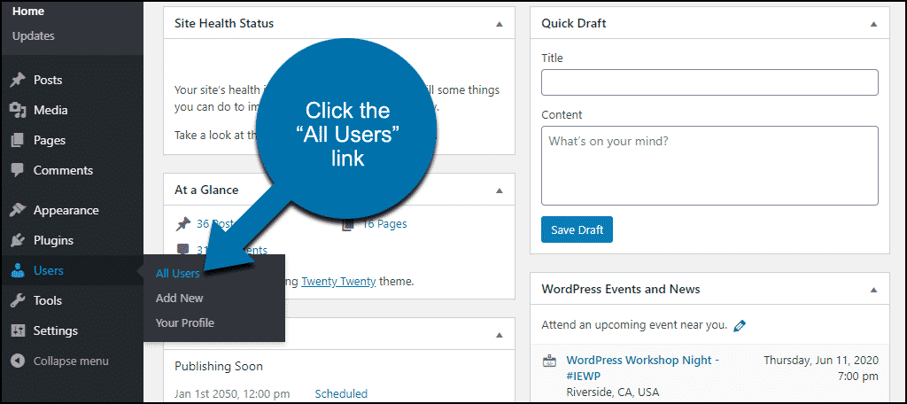 wordpress-user-roles-click-all-users-link